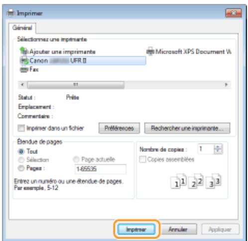 CANON LBP251 - Cliquez sur [imprimer] ou [OK]. - 1