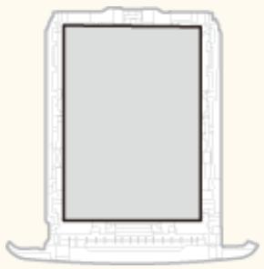 CANON LBP251 - Prenez soin de charger le papier en orientation portrait - 1