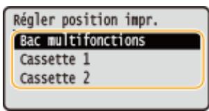 CANON LBP251 - Vérification de la direction et de la distance à régler - 3