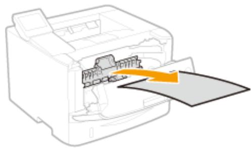 CANON LBP251 - Maintenez le bouton vert, puis ouvrez le capot des rouleaux. - 2