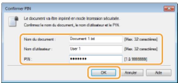 CANON LBP251 - Si vous avez sélectionné [non] à l'étape 3 - 1