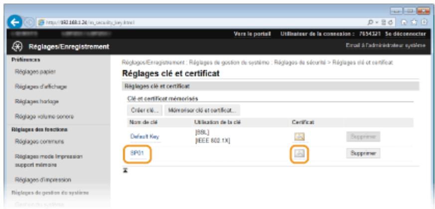 CANON LBP251 - Joignez le fichier stocké et soumettez la demande à l'autorité de certification. - 1
