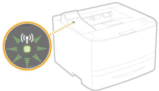 CANON LBP251 - Vérifiez si le témoin wi-fi clignote sur le panneau de commande. - 1