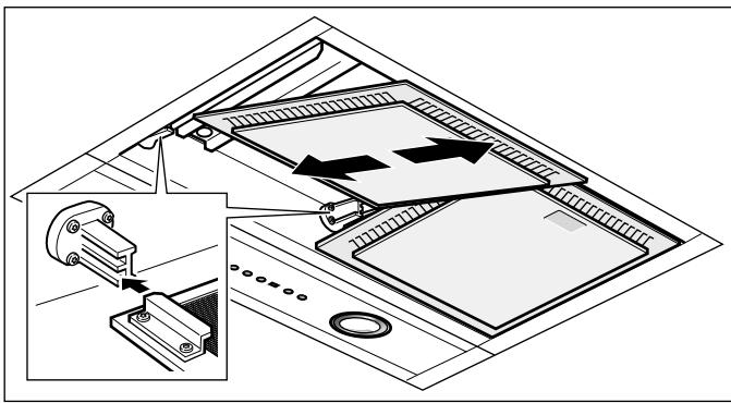 GAGGENAU AC 402 - Incorporer le filtré métallique àGRAISSE - 1