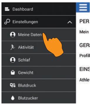 MEDISANA BS 444 - Starten Sie die App. - 2