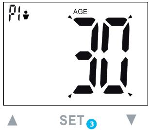 MEDISANA BS 444 - B) Configuración de los datos personales en la balanza - 3