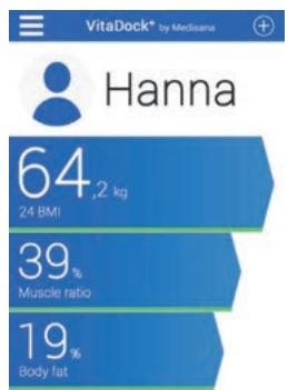 MEDISANA BS 444 - D) Weight measurement using your smartphone and the VitaDock+ app - 2
