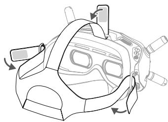 DJI FPV - Préparation du casque - 2