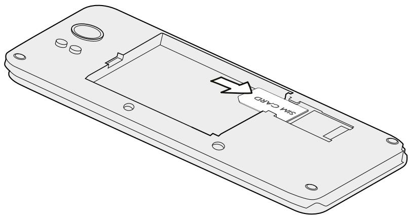 HTC TITAN - Installer la carte SIM - 1
