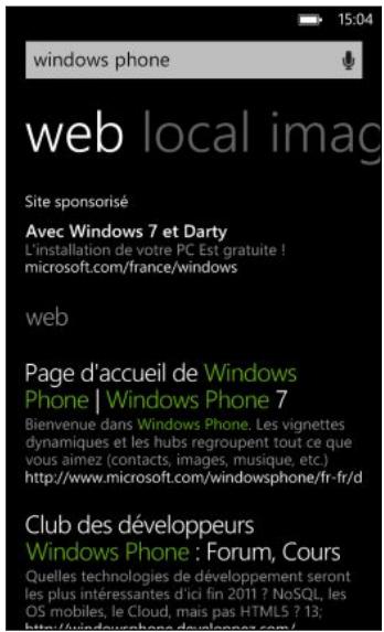 HTC TITAN - Rechner sur le Web - 2