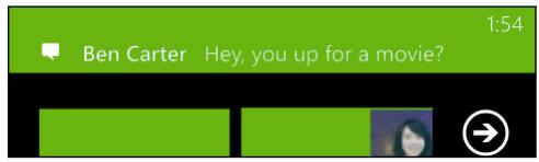 HTC TITAN - Afficher et répondre à un message - 1