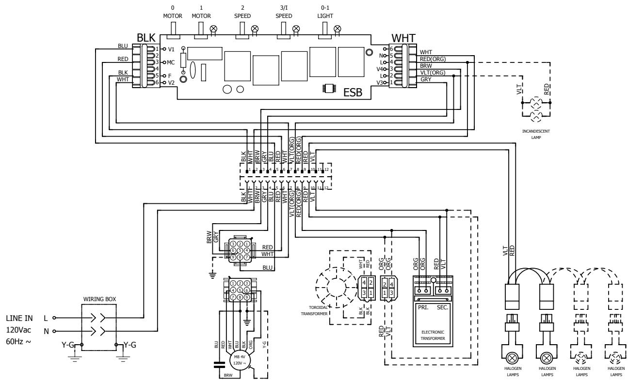FABER GEMMA - Bouton de vitesse du ventilateur (V) - 1