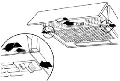 FABER 2156 LG/X A60 - ANLEITUNG ZUM ÖFFNEN DES SAUGGITTERS - 1