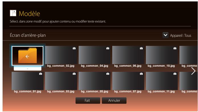 SAMSUNG BN59-00865A - Configuration de l'image/la musique d'arrière-plan - 1