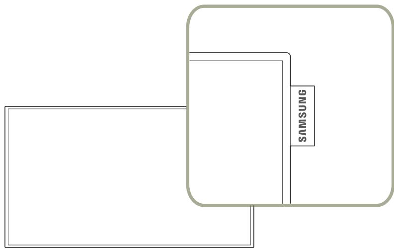 SAMSUNG BN59-00865A - Logo du dispositif d'espacement - 1