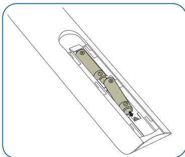 SAMSUNG BN59-00865A - Pour placer les piles dans la télécommande - 2