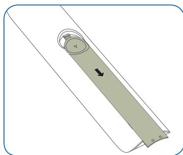 SAMSUNG BN59-00865A - Pour placer les piles dans la télécommande - 1
