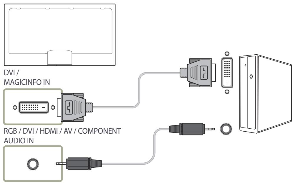 SAMSUNG BN59-00865A - Connexion à l'aide d'un cable D-SUB (type analogue) - 2