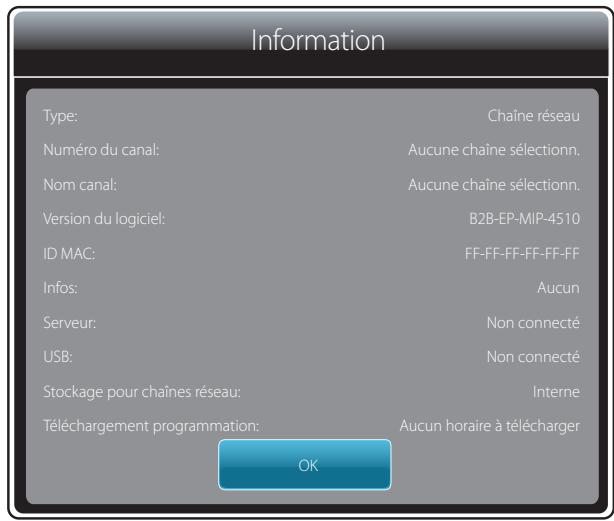 SAMSUNG BN59-00865A - Visualisation de l'information détaillée du contenu en cours d'exécution - 1