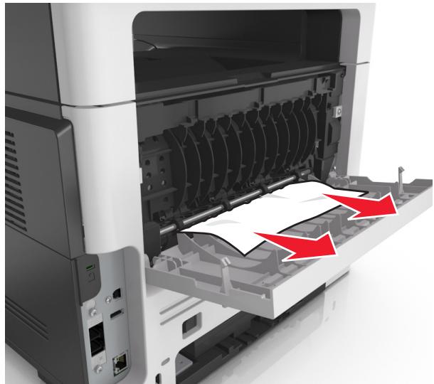 LEXMARK MX517DE - Bourrage papier derrière la porte arrière - 3