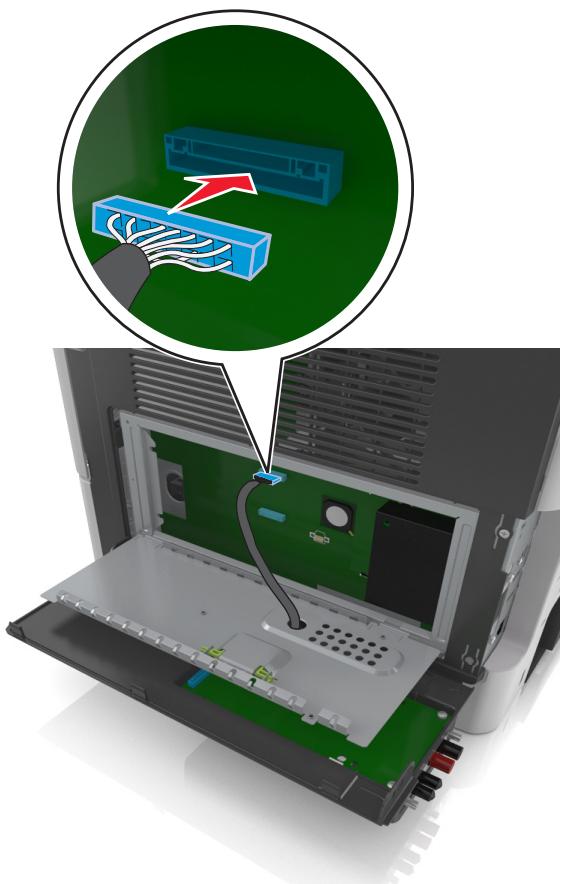 LEXMARK MX517DE - Installation d'un port internal solutions port - 14