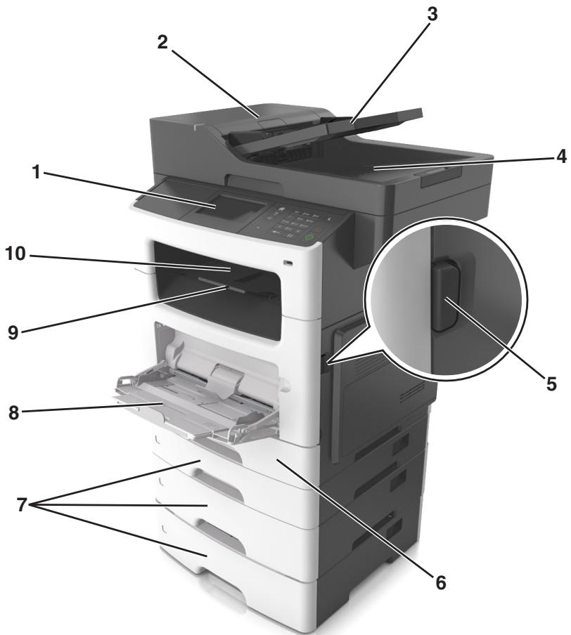 LEXMARK MX517DE - Configurations des imprimantes - 3