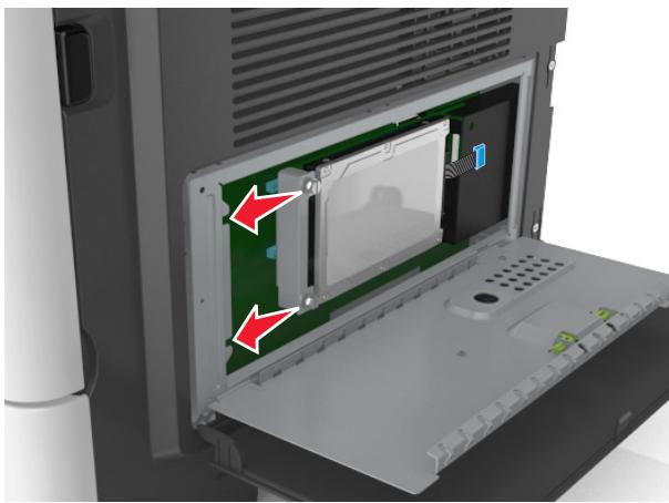 LEXMARK MX517DE - Installation d'un disque dur sur l'imprimante - 4