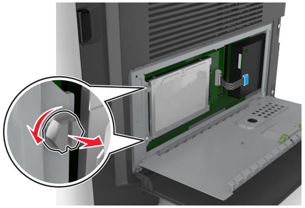 LEXMARK MX517DE - Retrait du disque dur de l'imprimante - 1