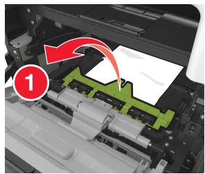 LEXMARK MX517DE - Bourrage papier derrière la porte avant - 6