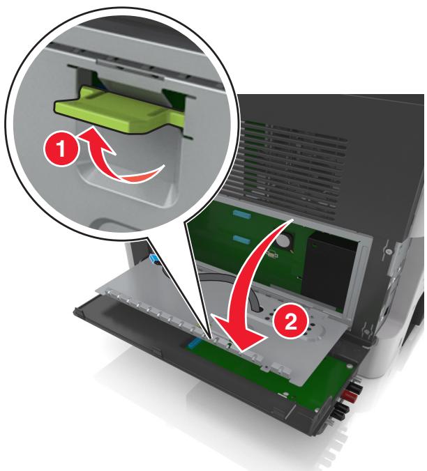 LEXMARK MX517DE - Installation d'un port internal solutions port - 13