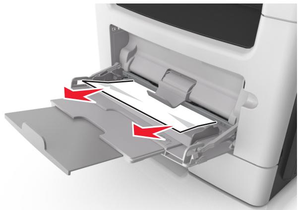 LEXMARK MX517DE - Bourrage de papier dans le chargeur multifonction - 1