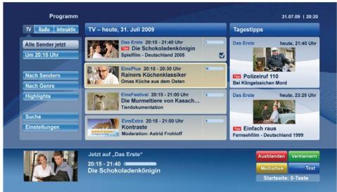 TELEFUNKEN UMBRA55UHD - HBBTV System - 2
