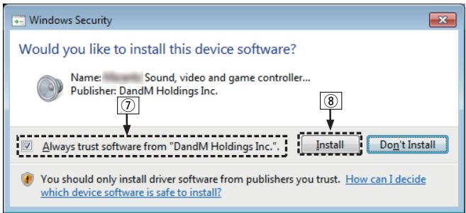 MARANTZ NA8005 - Install the driver. - 5