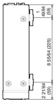 MARANTZ NA8005 - Dimensions (Unit: in. (mm)) - 2