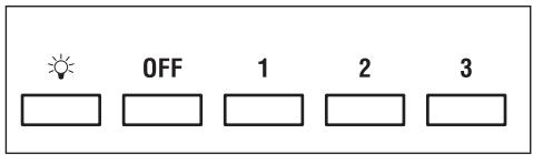 FALMEC GINEVRA TILE 600 - BEDIENFELD MIT 5 TASTEN - 2
