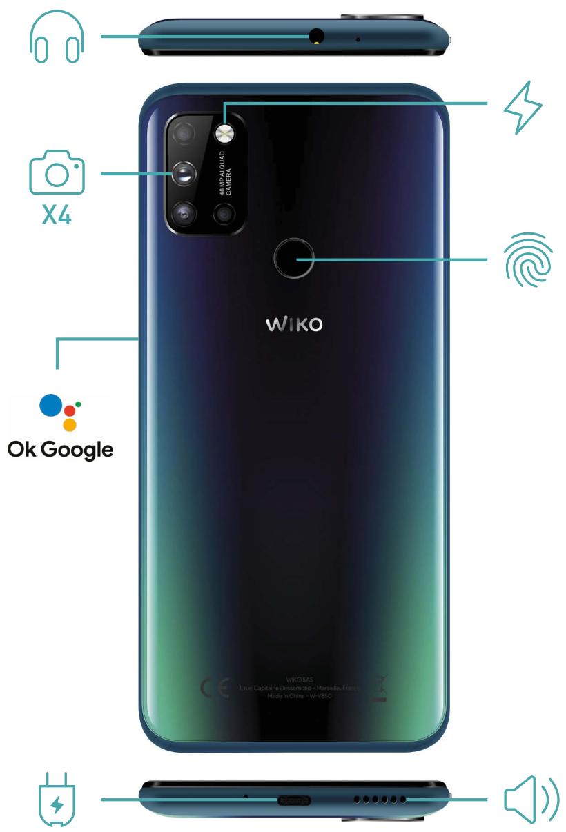 WIKO BUNDLE VIEW5 PLUS - Inhoud van de doos : - 2