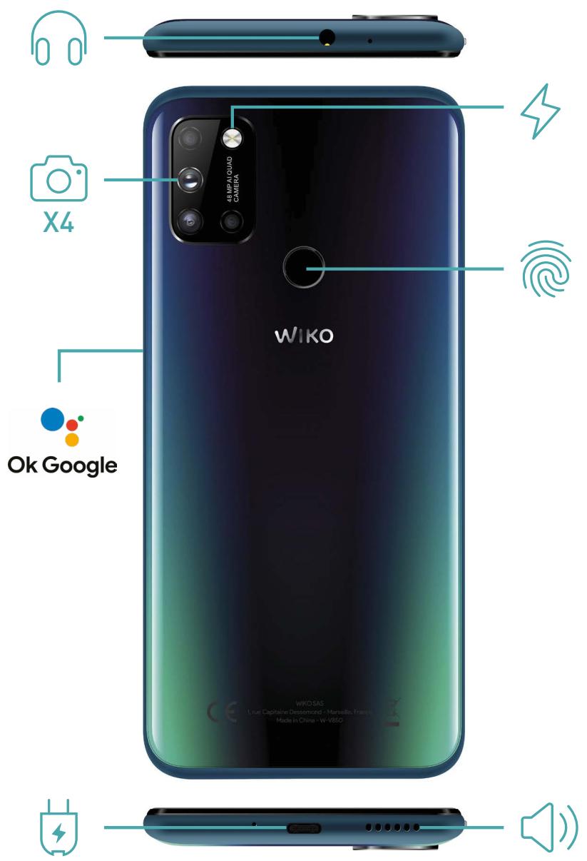 WIKO BUNDLE VIEW5 PLUS - What's in the Box: - 2