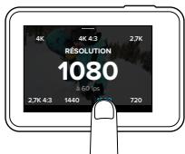 GOPRO HERO6 - NAVIGATION À L'AIDE DE L'ÉCRAN TACTILE - 2