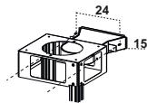 FABER CUBIA ISOLA PLUS - RECIRCULATION VERSION AIR OUTLET - 1