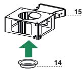 FABER CUBIA ISOLA PLUS - RECIRCULATION VERSION AIR OUTLET - 2