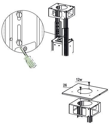 FABER CUBIA ISOLA PLUS - FIJACION DEL ARMAZON - 1