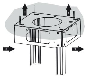 FABER CUBIA ISOLA PLUS - FIJACION DEL ARMAZON - 2