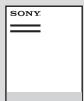 SONY KD-43X81J - Guide de référence (ce manuel) / Documentation de sécurité - 1