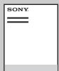 SONY KD-32W800 - Guide de référence (ce manuel) / documentation de sécurité - 1