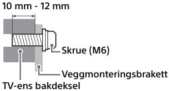 SONY KD-32W800 - Informasjon om installasjon av Veggmonteringsbraketten - 1