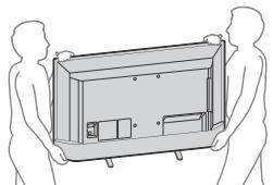 SONY KD-32W800 - Laitteen kuljettaminen ja siirtäminen - 1