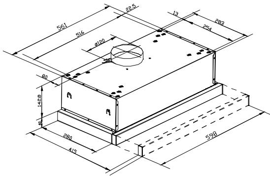 CATA TF 5060 - FILTERING VERSION (INTERNAL RE-CYCLING) - 20