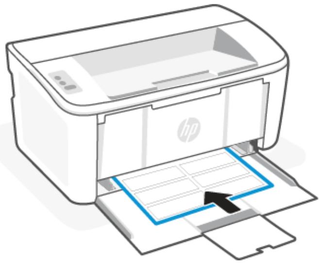 HP LASERJET M110WE - Chargement des étiquettes - 1