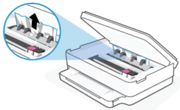 HP ENVY 6020E - Élimination d'un bourrage papier à partir de la porte d'accès des cartouches - 3