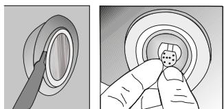 SCHOLTES SOHB1930X - Replacing the lamps - 3